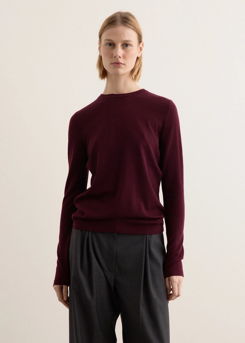 DoubleLayered Hem Emme Knit