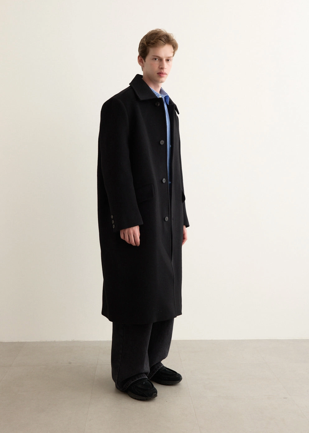 Significant Wool Coat Frictionless Inner Layer Minimalist Pocket Layout