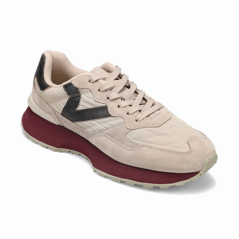 running shoes for 10K races Long-Lasting Comfort Men's Rush Beige