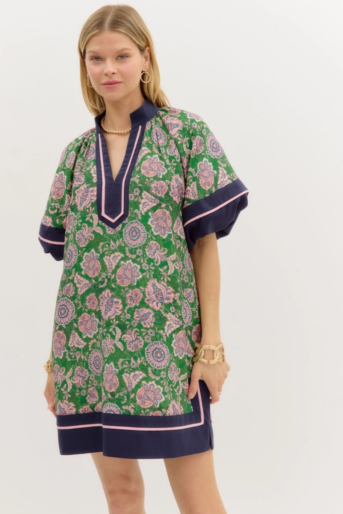 Effortless Touch Esme Floral Mini Dress