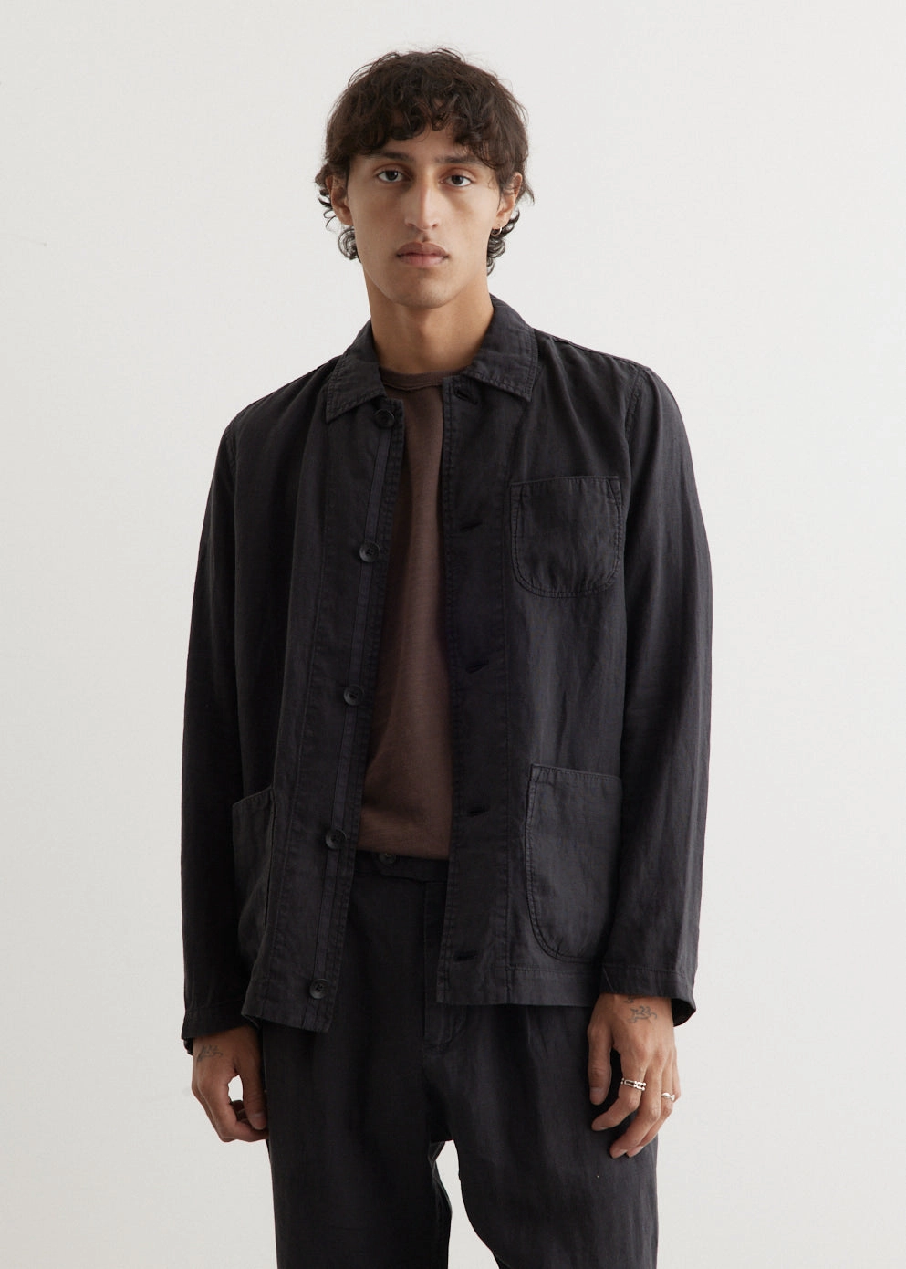 Evan Chore Linen Jacket Windproof Thermal Shell