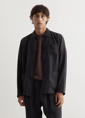 Evan Chore Linen Jacket Windproof Thermal Shell
