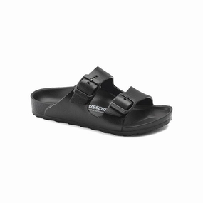 Kid's Preschool Arizona EVA Narrow Black Minimal Lifestyle Slides All Occasion Sandals