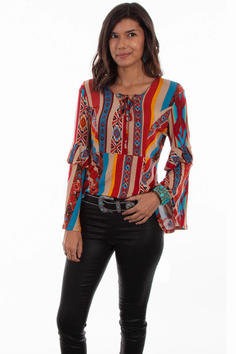 Scully Womens Black Polyester Legging Jeans Urban Uniform