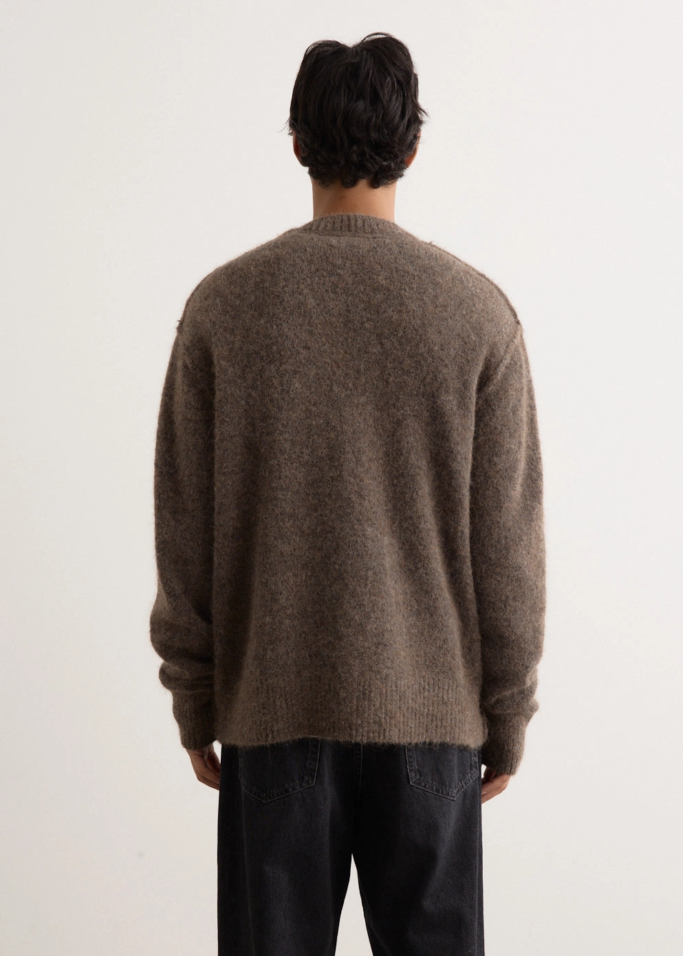 Flexible Neckline Oversized Collar Style Expectation Cardigan