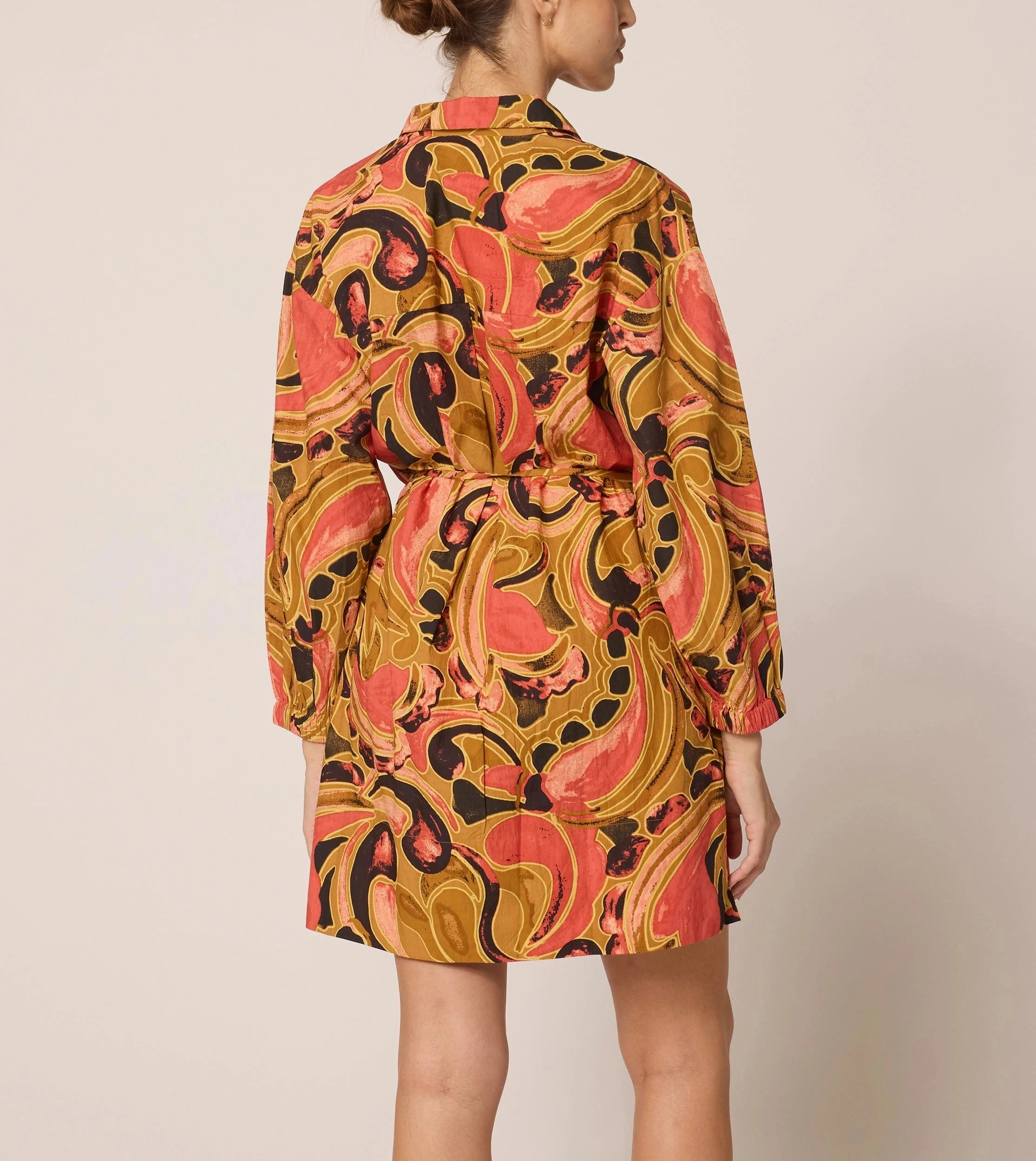 DoubleLayeredMaterial Elisha Mini Dress | Osaria