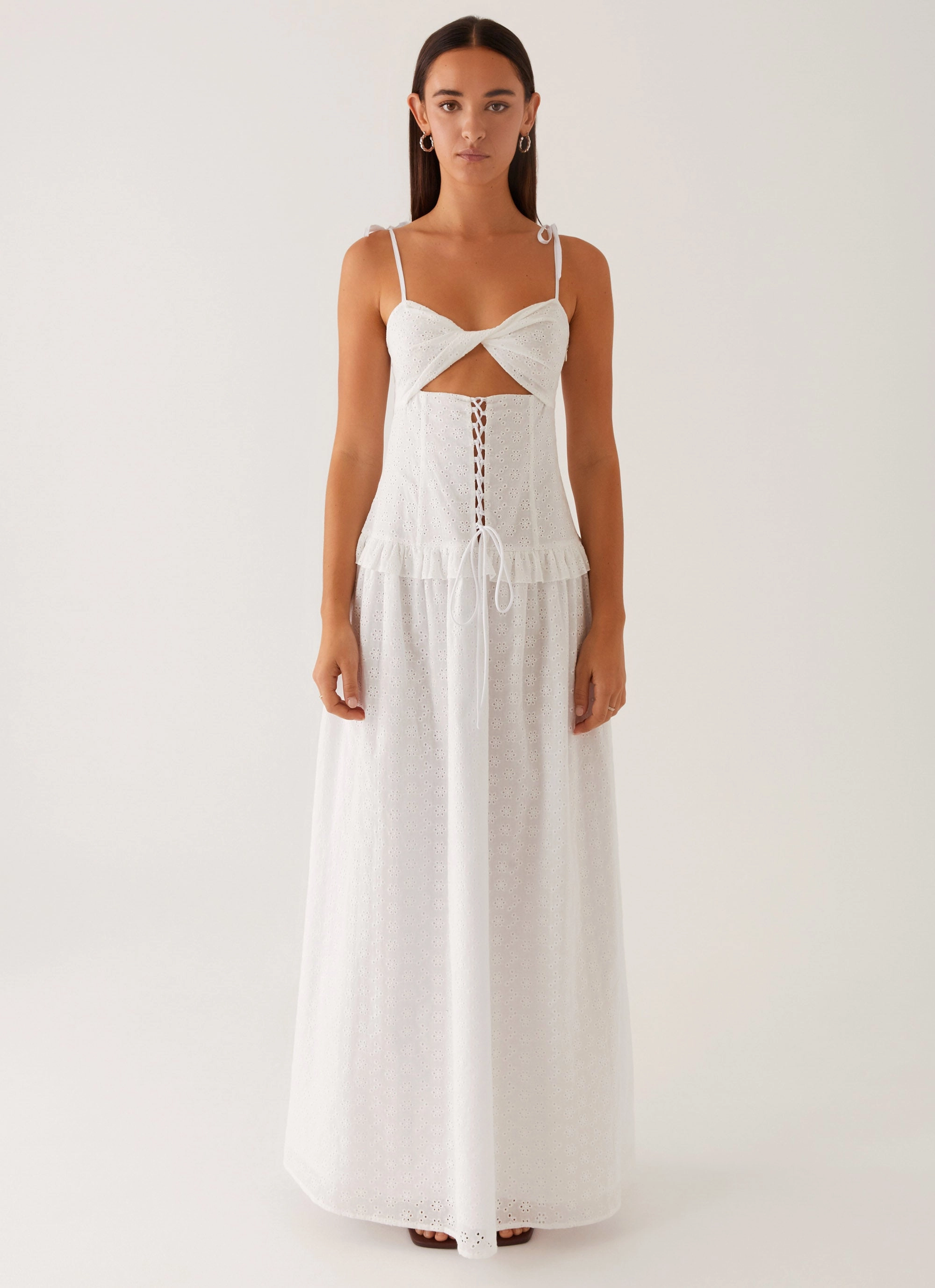 Lightweight Comfort Reveria Twist Maxi Dress - Ivory