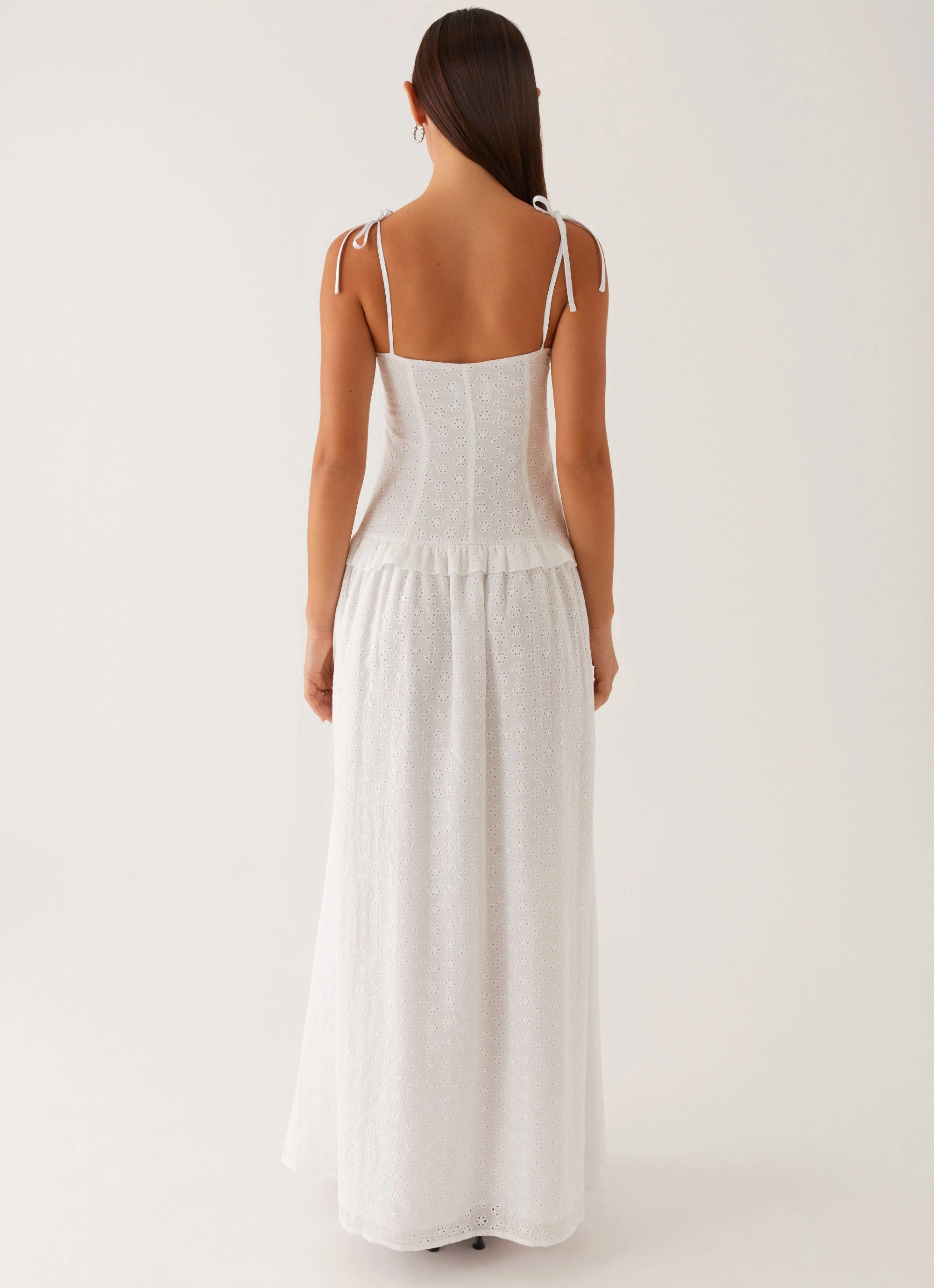 Comfort and Elegance Reveria Twist Maxi Dress - Ivory