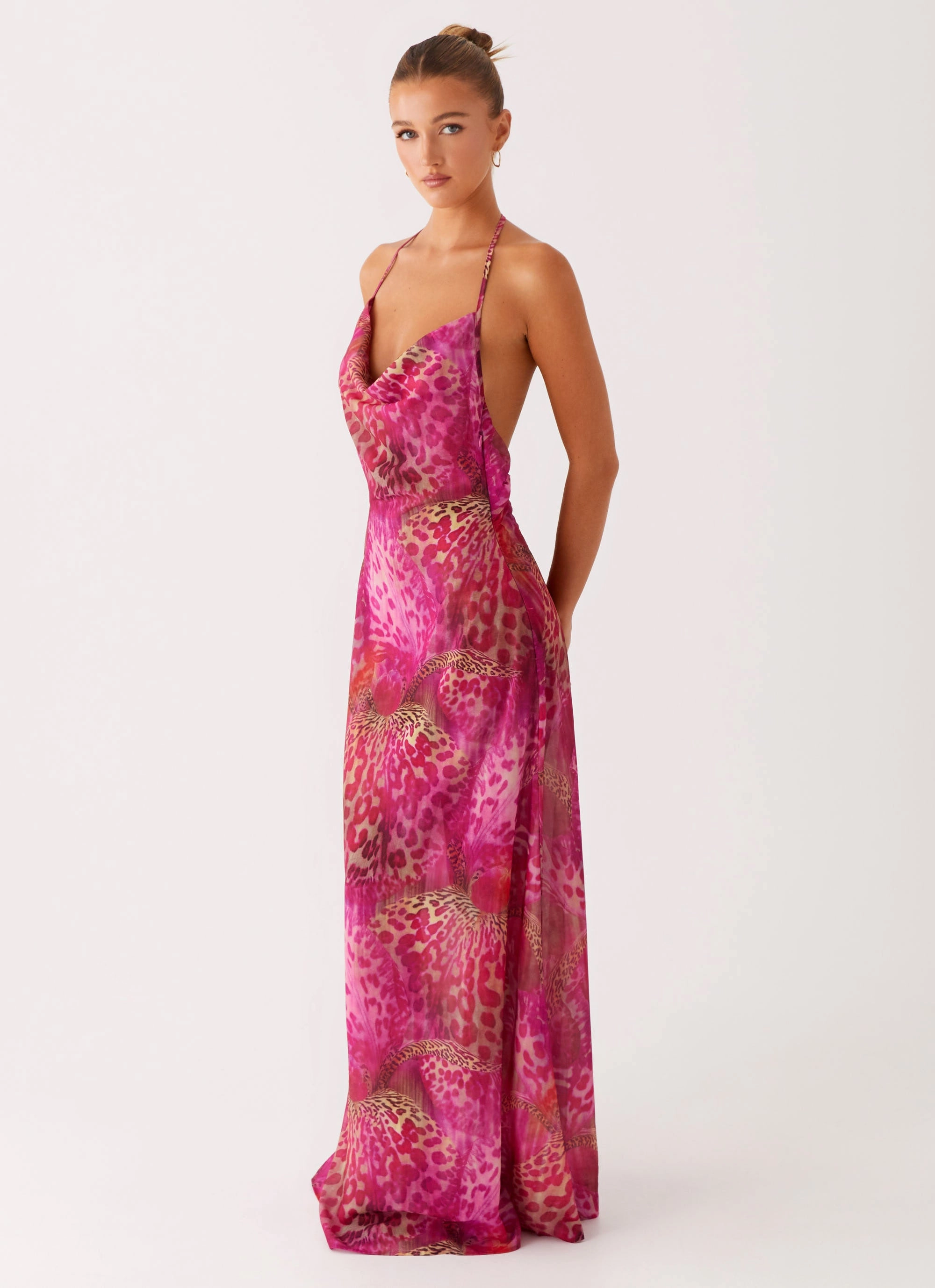 Air Layer Fantasy Maxi Dress - Lavender Lagoon