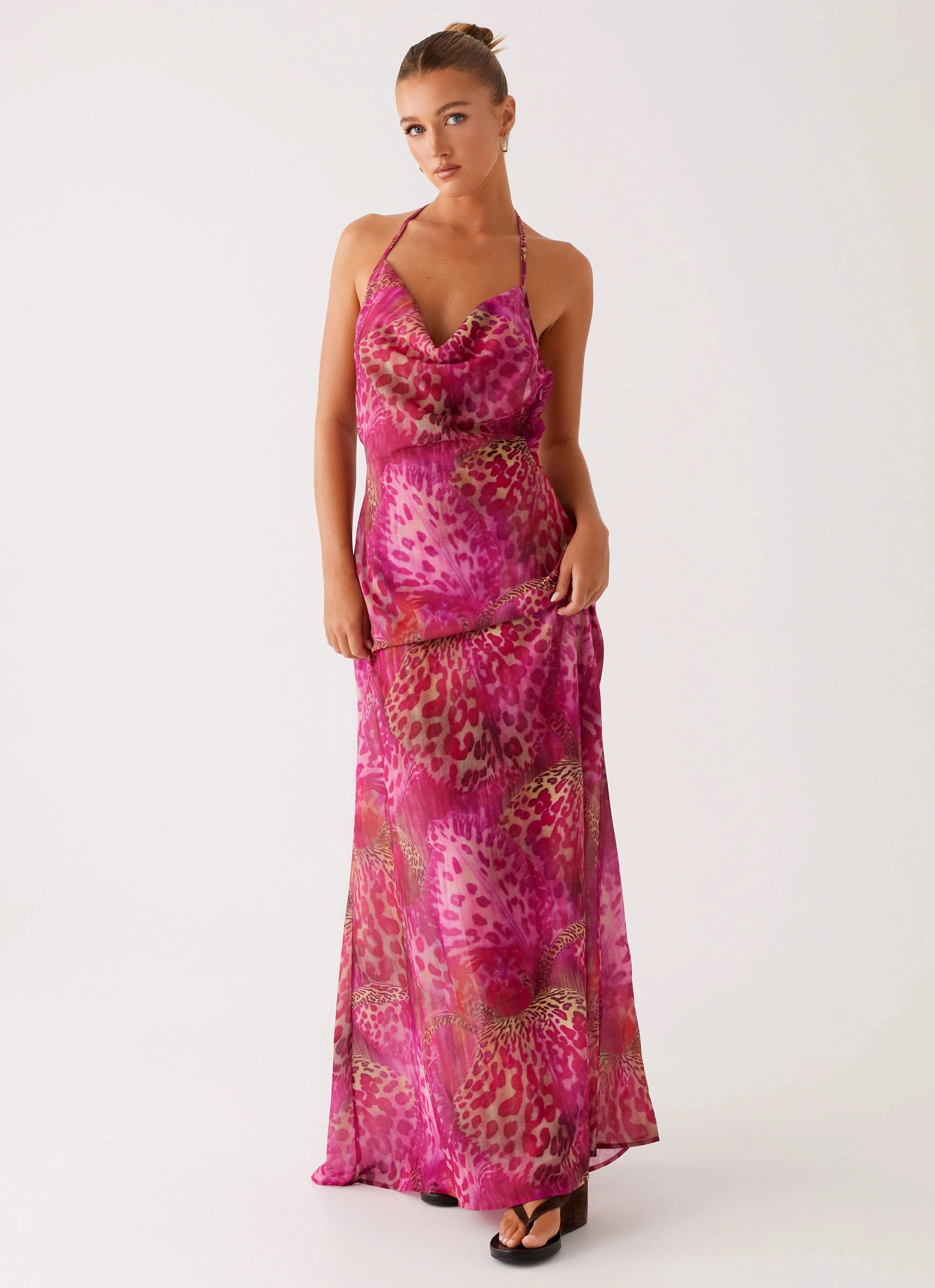 Fantasy Maxi Dress - Lavender Lagoon Bright Feel