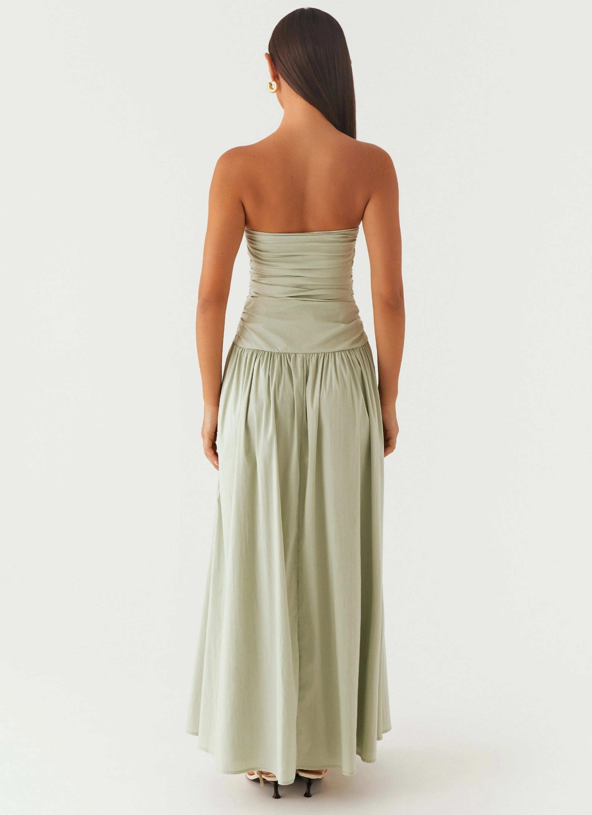 Carmel Maxi Dress - Sage Occasion Ready Statement Look