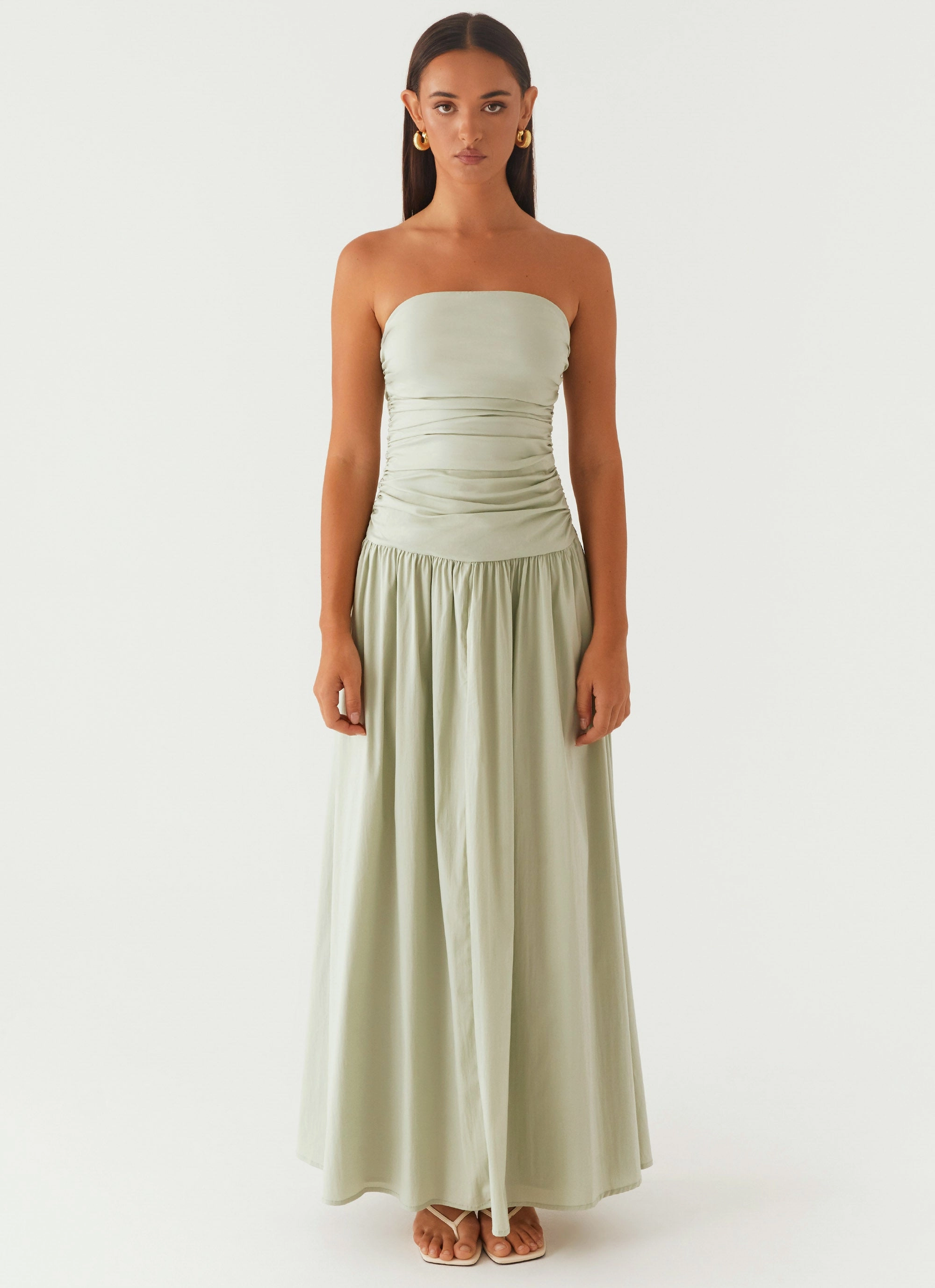 Carmel Maxi Dress - Sage Playful and flirty dress Versatile Edge