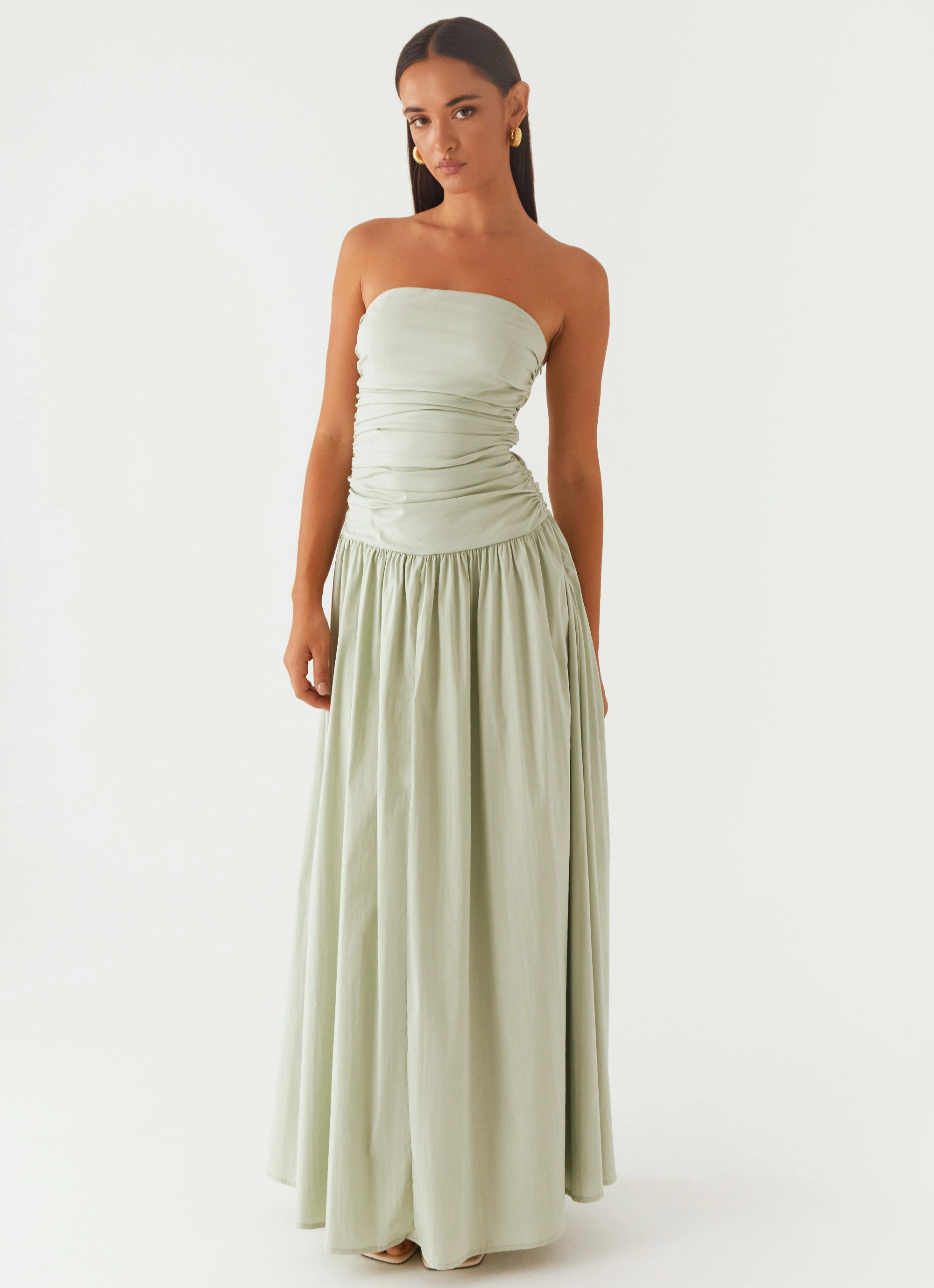 Carmel Maxi Dress - Sage Sustainable-Lining Spring Flow