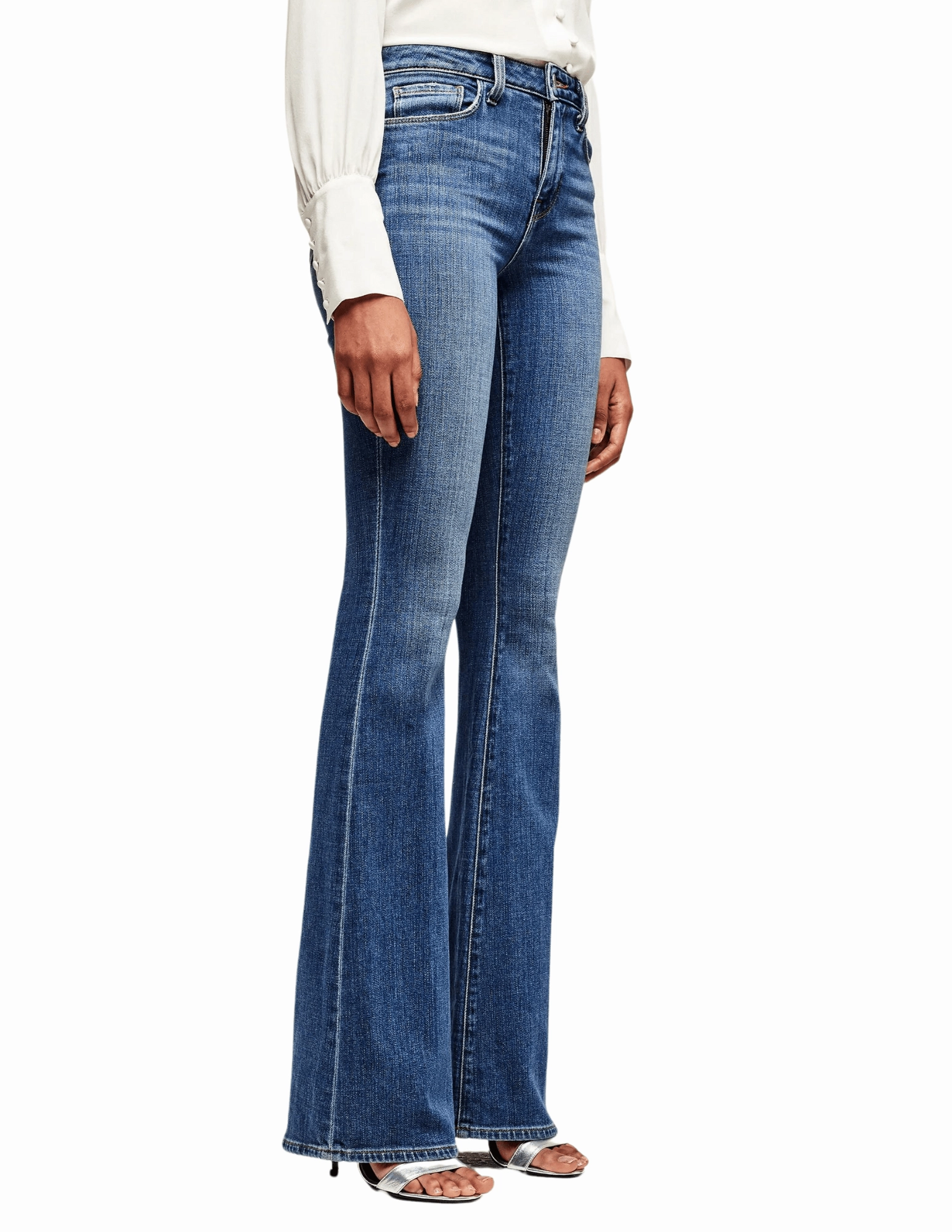 L'Agence Bell High Rise Flare Jean Quick Wash