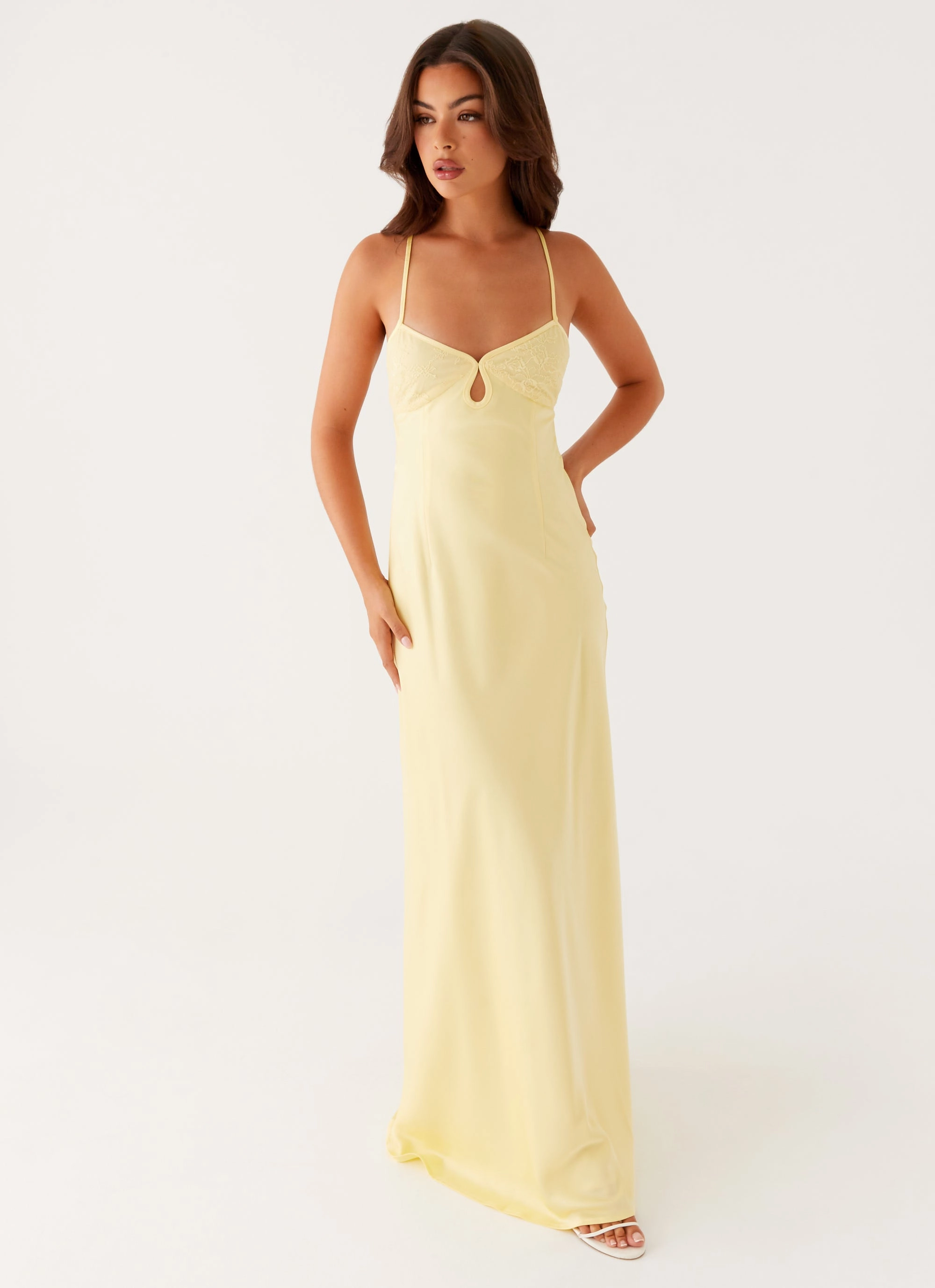 Joanie Maxi Dress - Yellow Happy Fit Light Cloud