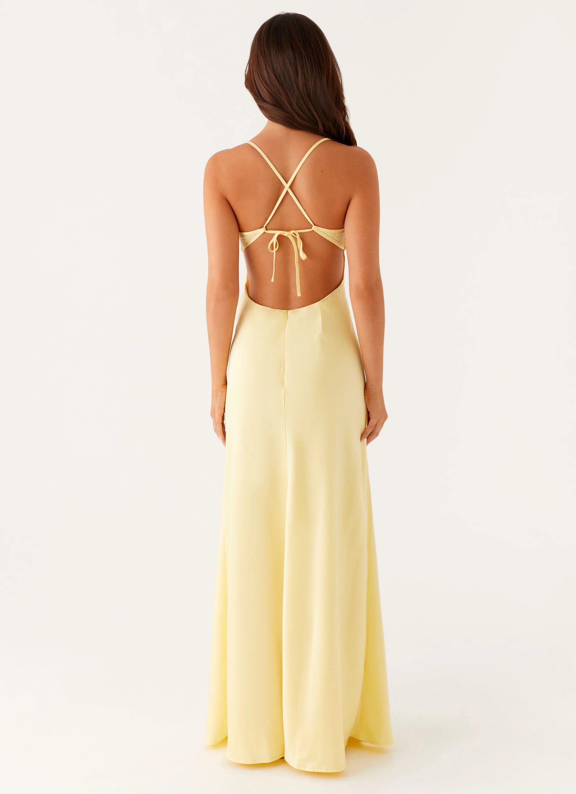 Joanie Maxi Dress - Yellow Chic Tailoring Petite Chic