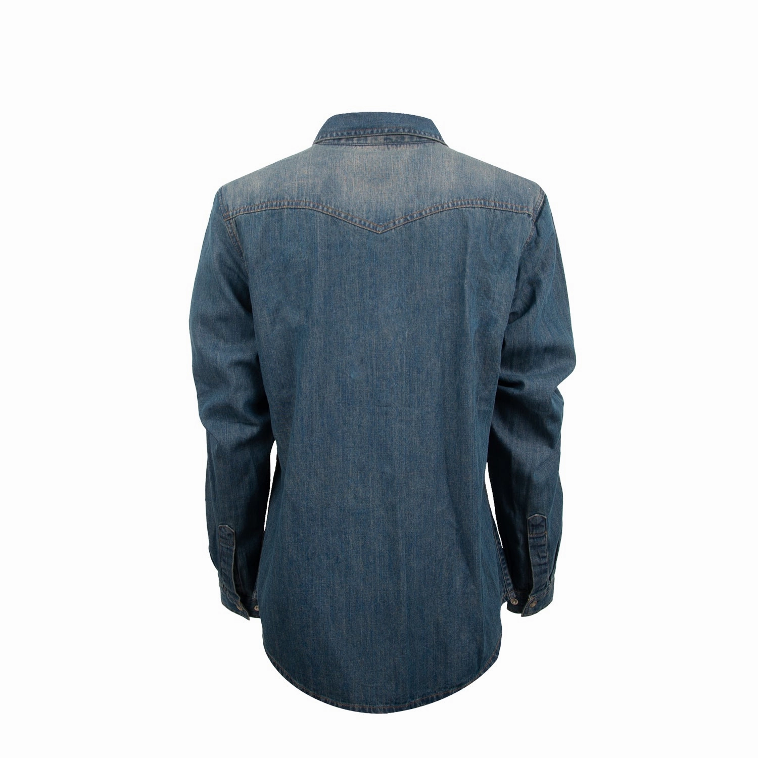 UV Protective Coating STS Ranchwear Womens Parker Denim 100% Cotton L/S Shirt