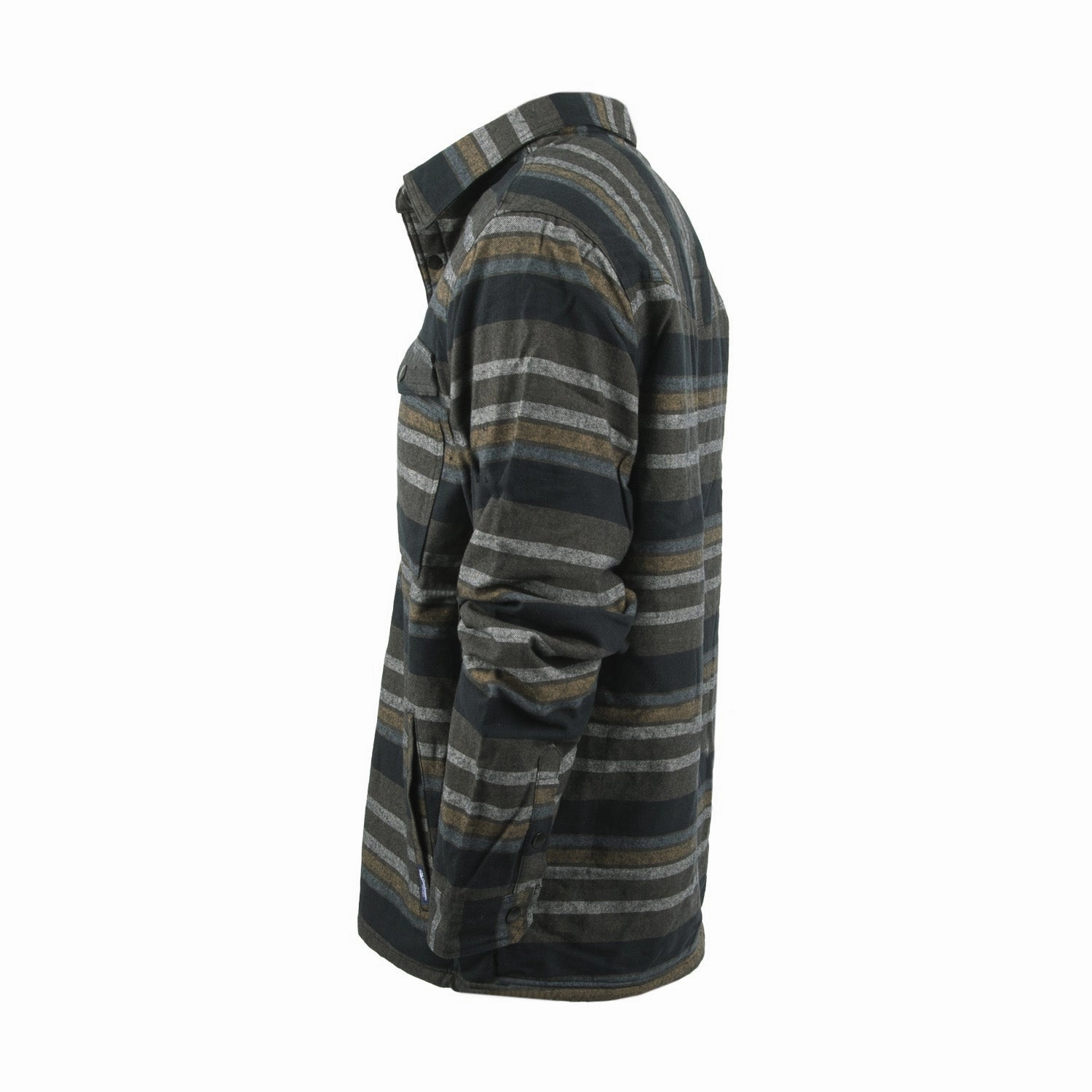 Plus Size Patterned Design STS Ranchwear Mens Seth Jacket Flannel Stripe 100% Cotton L/S Shirt