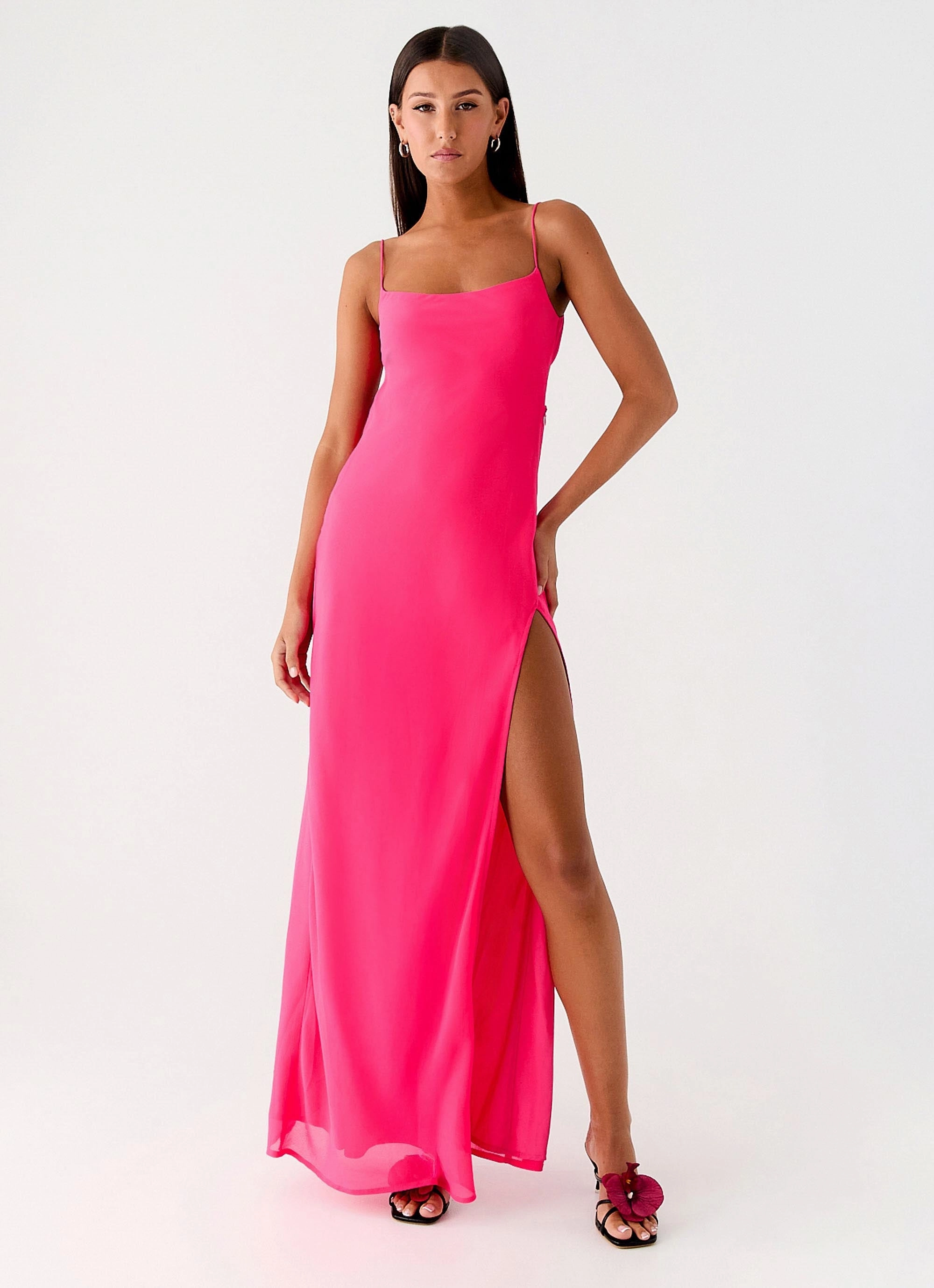 Comfortable fit dress Alouette Maxi Dress - Fuchsia