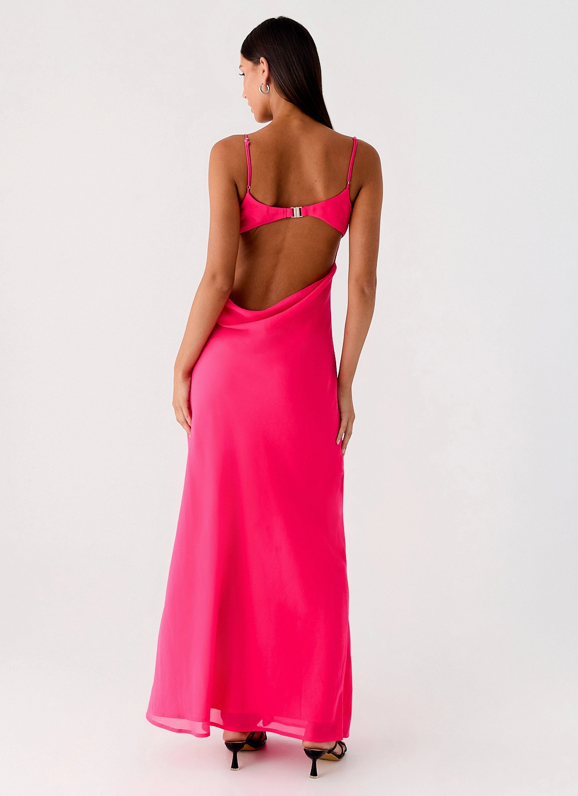 Lounge Vibe Alouette Maxi Dress - Fuchsia