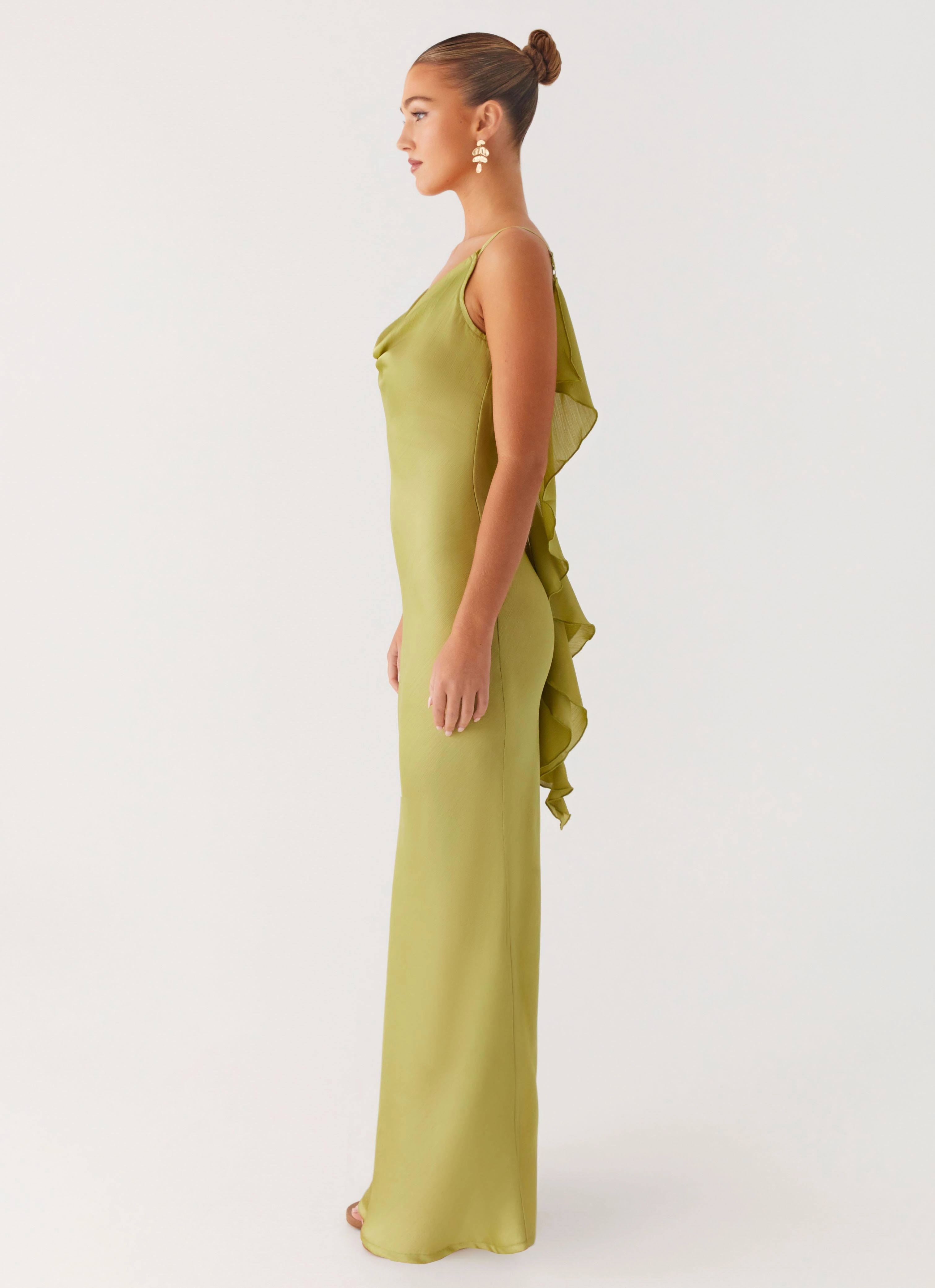 Sister Charm Jade Escape Maxi Dress - Lime