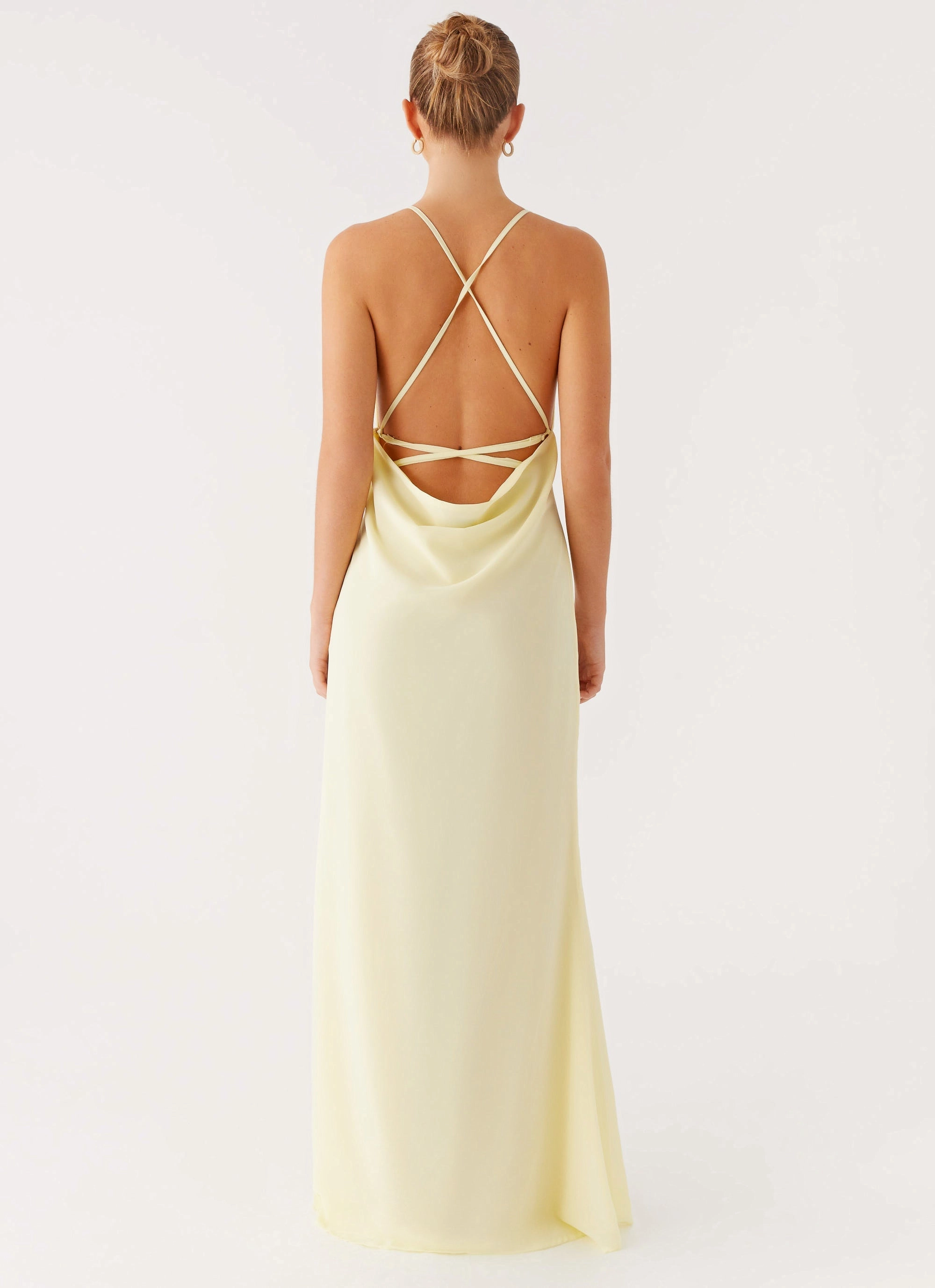 First Class Maxi Dress - Yellow Lightweight-Structure