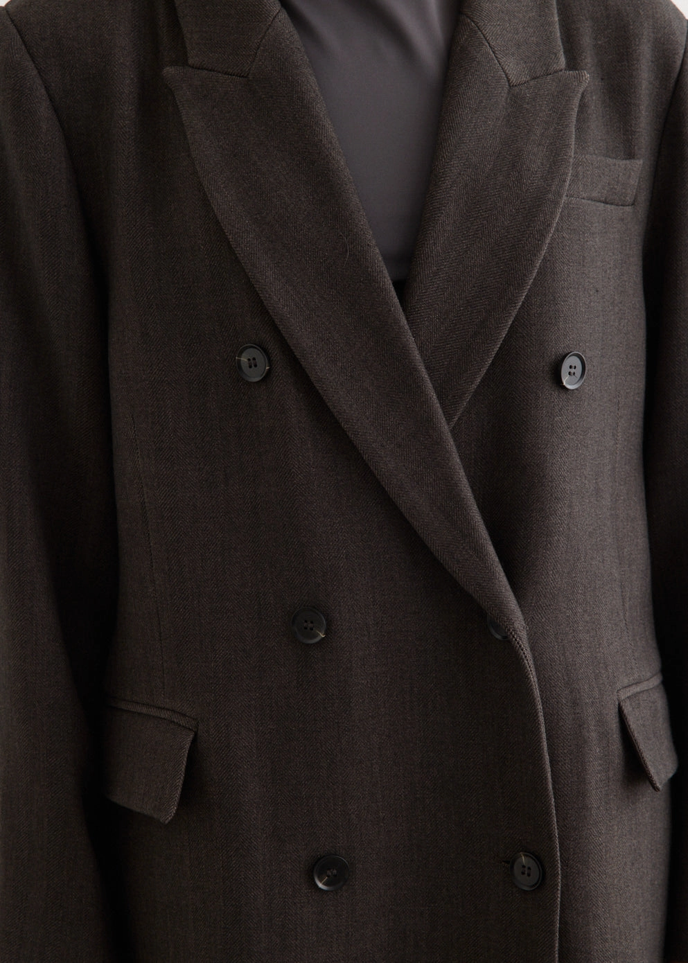 Herring Blazer Coat Light Look Mid Length