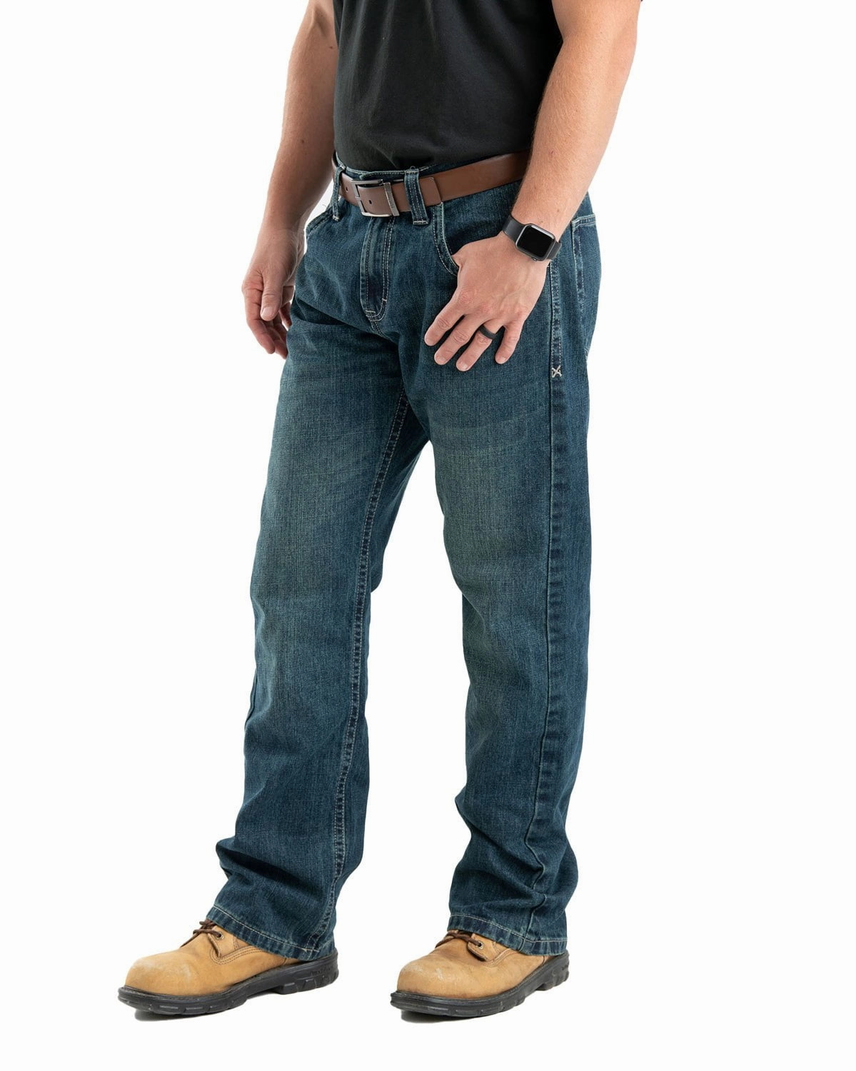 Berne Mens Quarry Pocket Jeans Streetwear Fan Premium Quality Wear