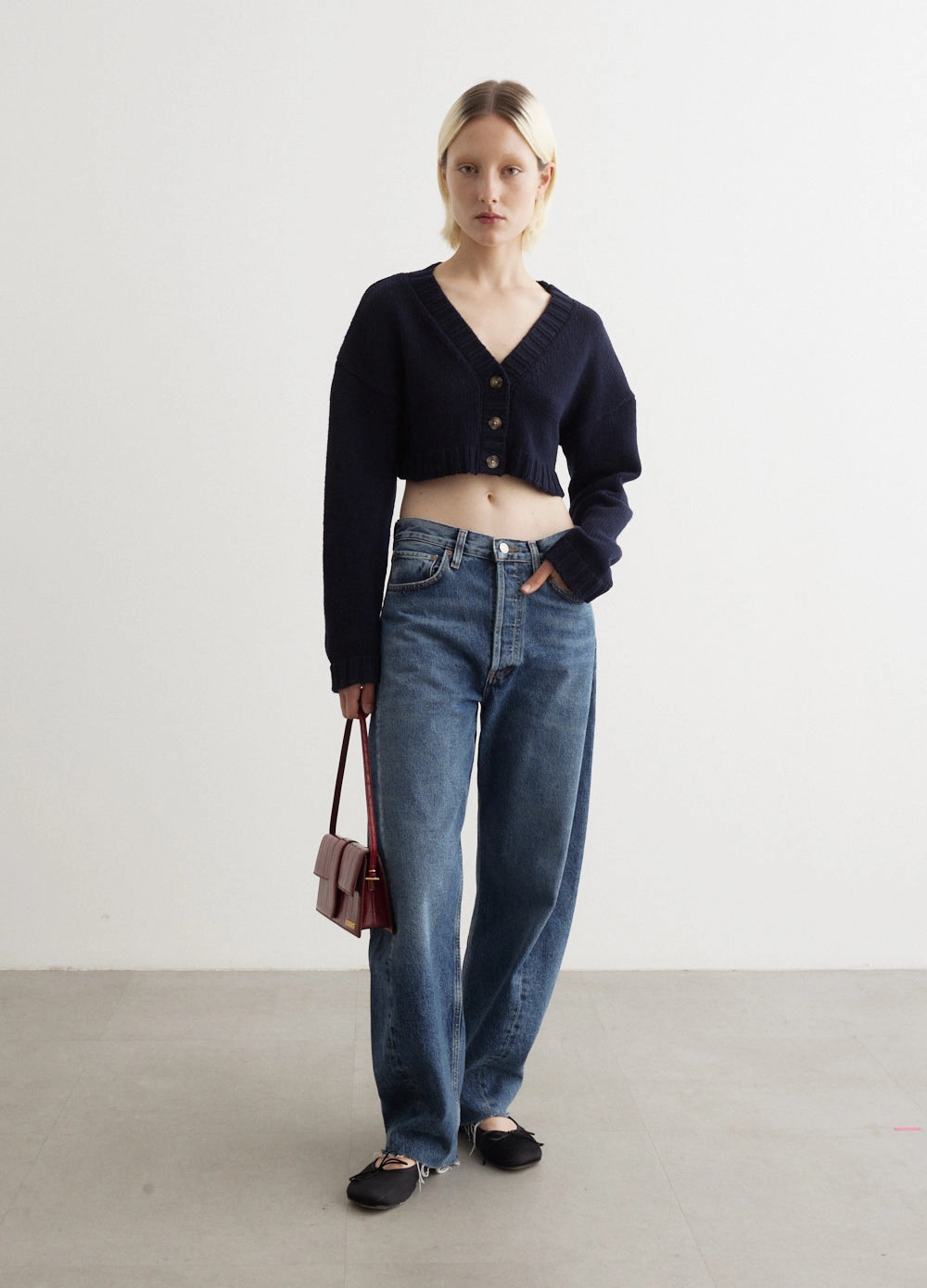 Bruna Cardigan Seam Free Edges smooth zipper