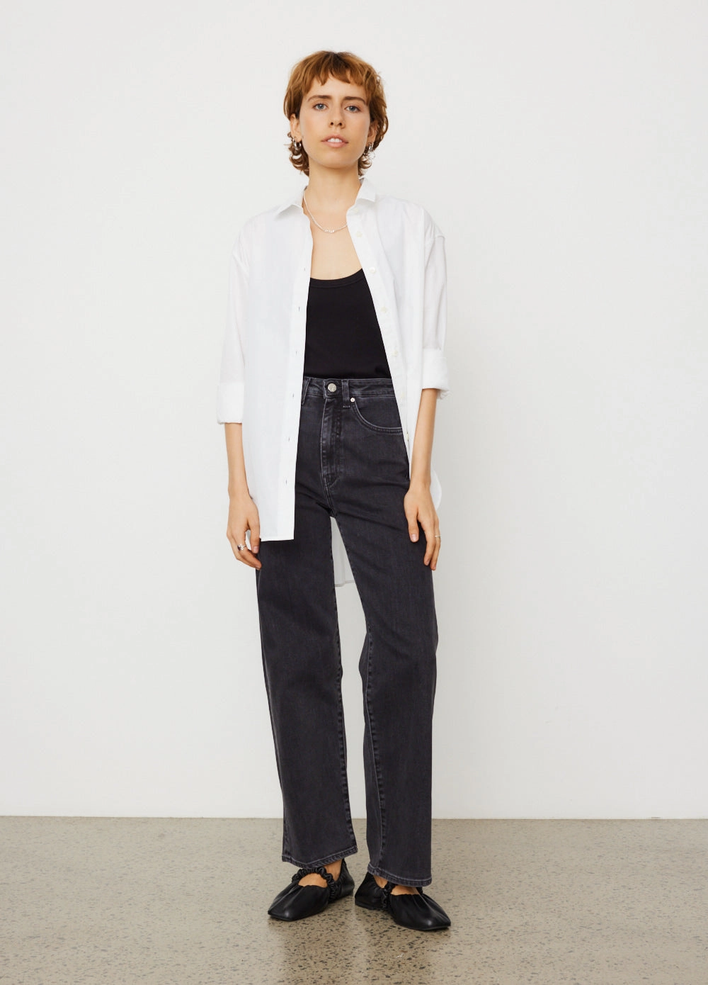 Neutral Style Flare Jeans 32" Customizable length