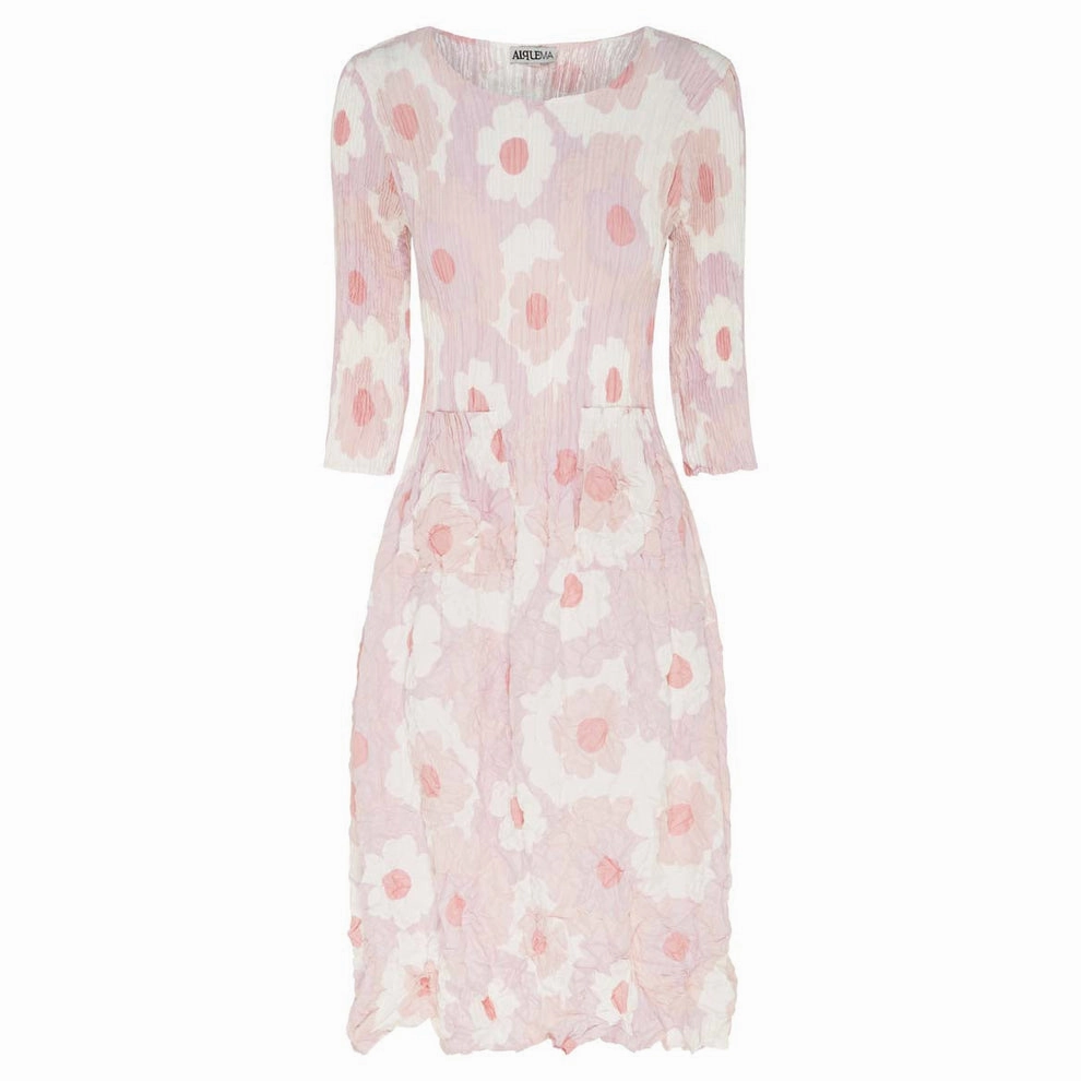 Elegant Mature Polished Details 3/4 SLEEVE DRESS