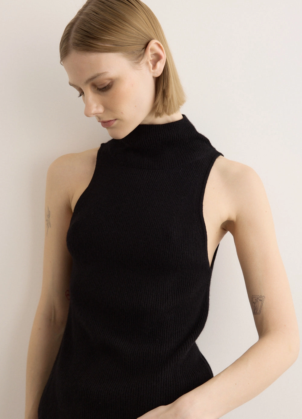 Temperature Regulating Knit Chill Evening Cashmere Blend Top