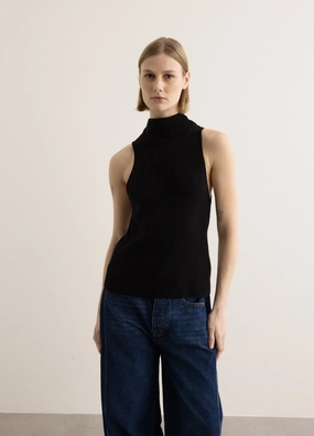 Daily Layer Compression Knit Support Cashmere Blend Top