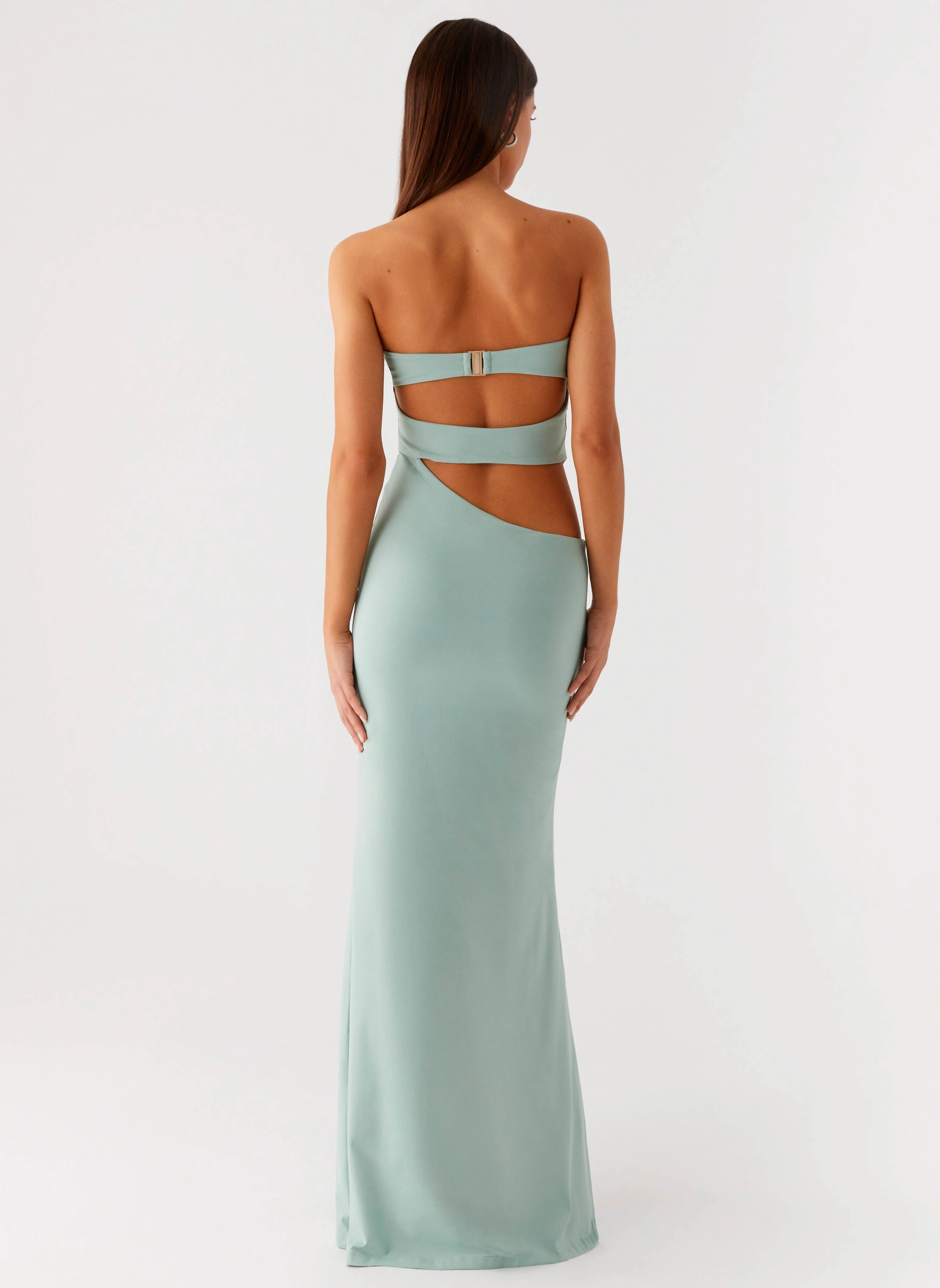 Fall Inspired Form Flow Laurella Maxi Dress - Sage