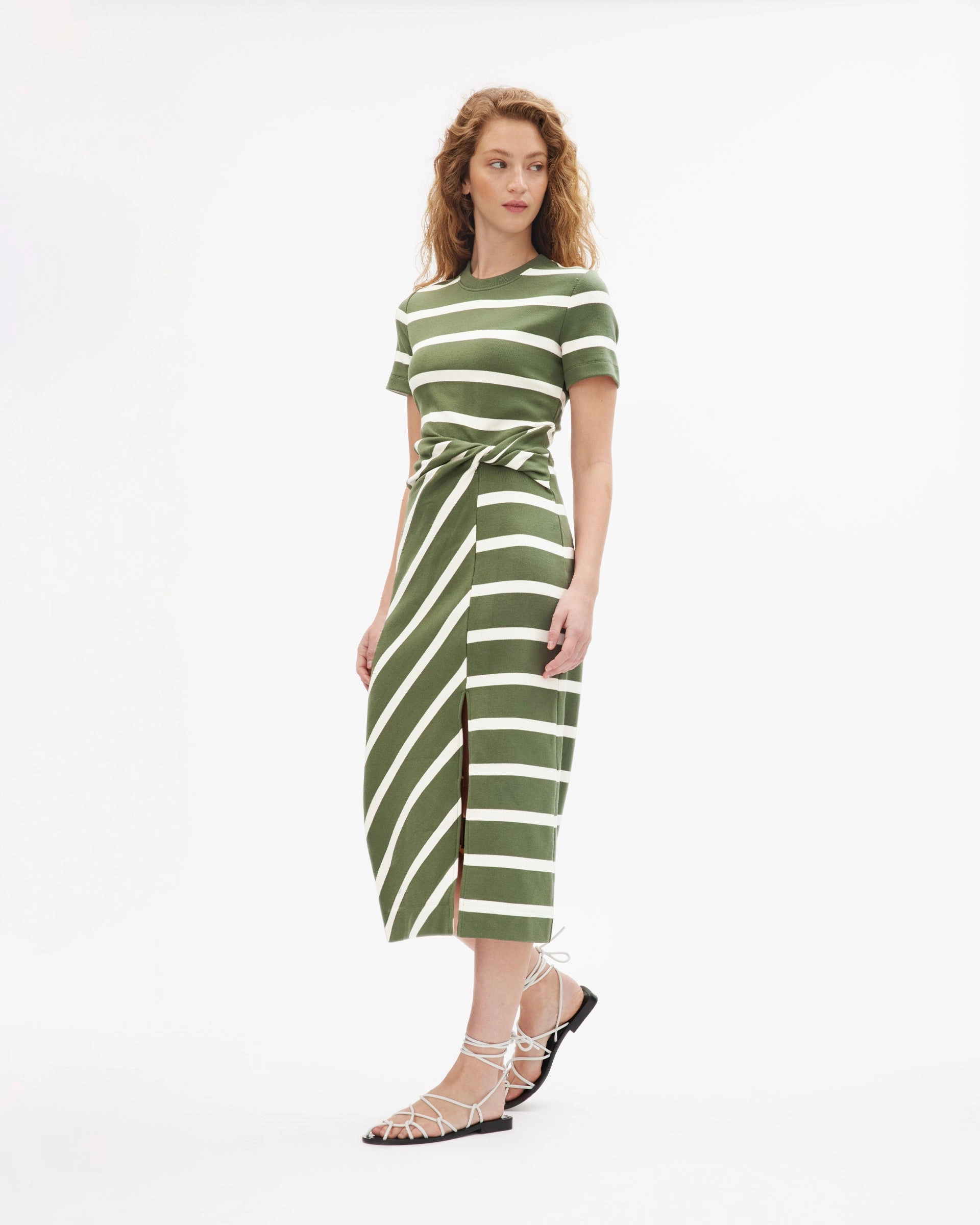 Short Sleeve Striped Cody Dress Street Vibe