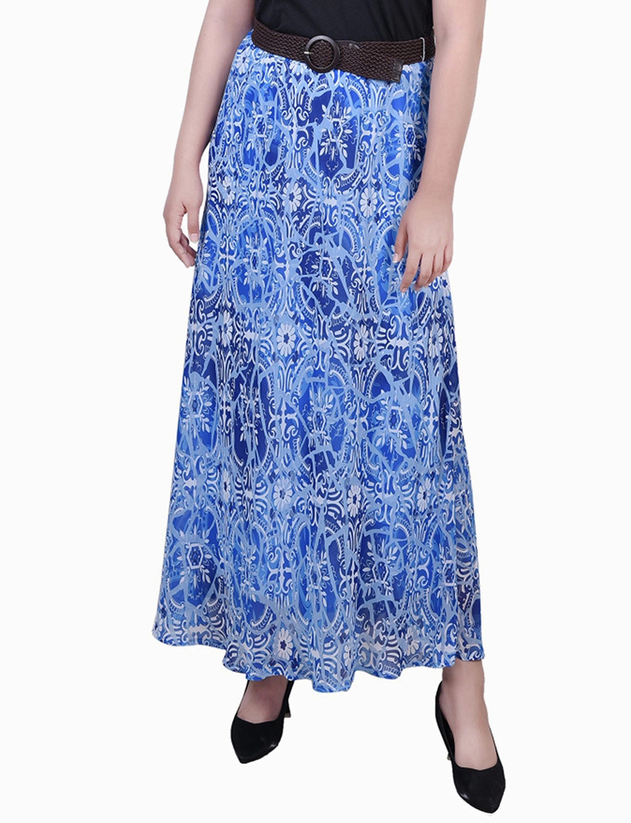 Lounge Comfort Petite Chiffon Maxi Skirt