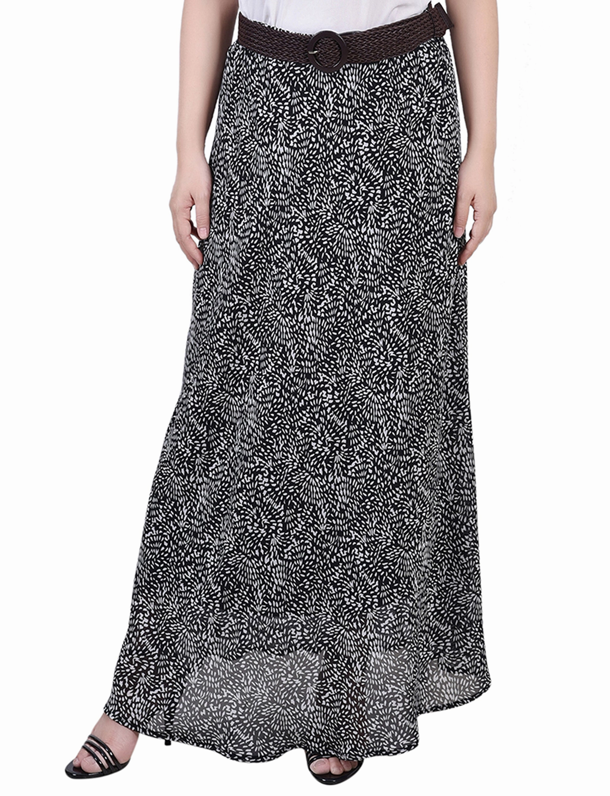 Motion Light Perfect Layer Petite Chiffon Maxi Skirt