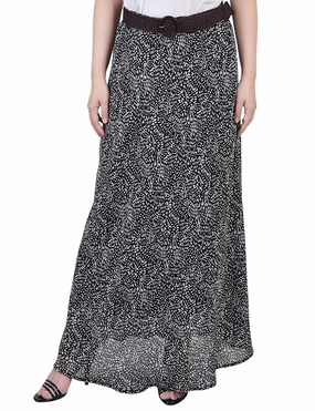 Petite Chiffon Maxi Skirt Easy Comfort