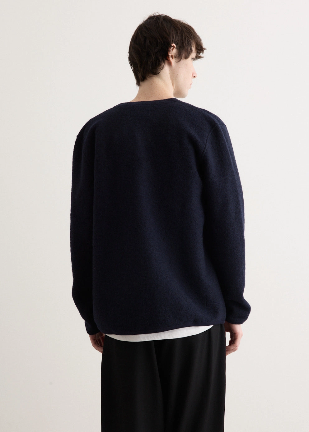 Fleece Cardigan Flexible Shoulder Design Heavy Duty Zippers