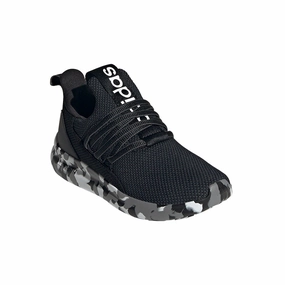 Kid's Preschool Lite Racer Adapt 7.0 Black/Black/Grey zigzag - design shoes mobility improvement