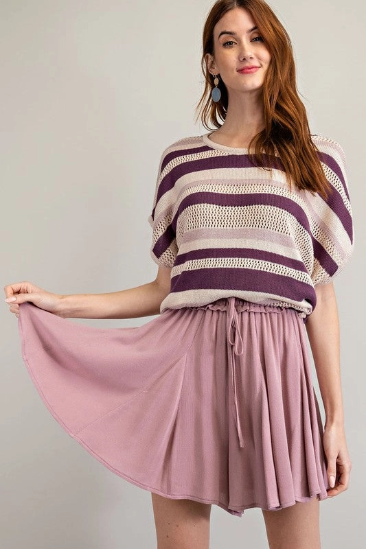 Raelynn Rayon Gauze Swing Skirt Quick Response Fit