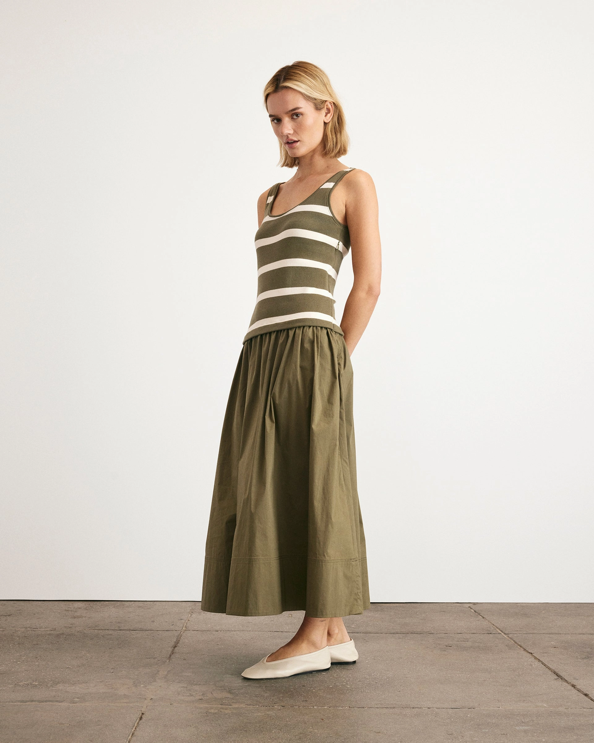 Peach Tone Fit Mood Amber Dress