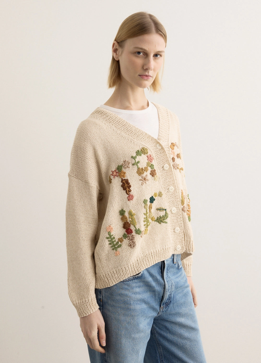 Sunwell Knit Cardigan AntiStatic Yarn WrinkleResistant