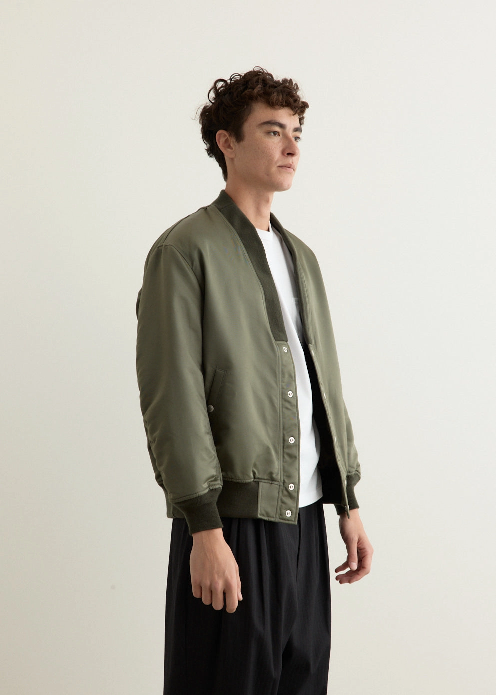 Cotton Nylon Double Twill Bomber Flexible Mobility