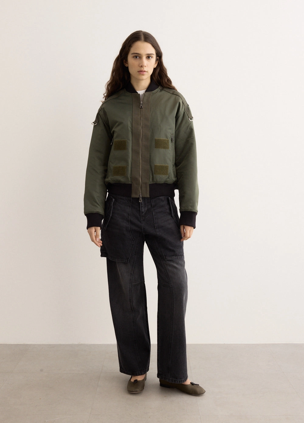 Flight Layered Bomber Jacket Down Filled Stain Resistant