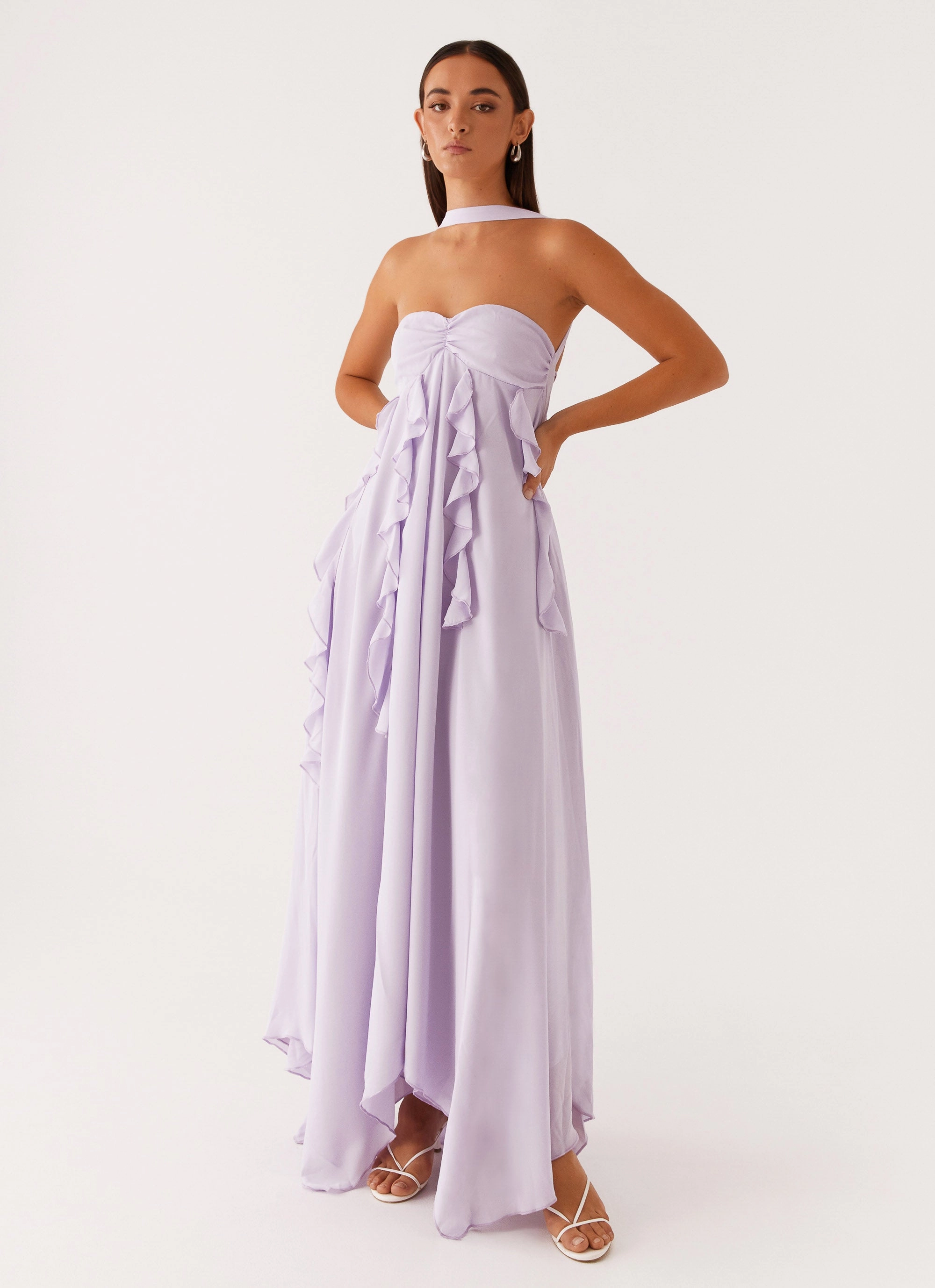 Florence Maxi Dress - Lilac Pastel-Tone