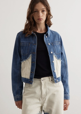 Fray Denim Jacket 3-In-1 Set