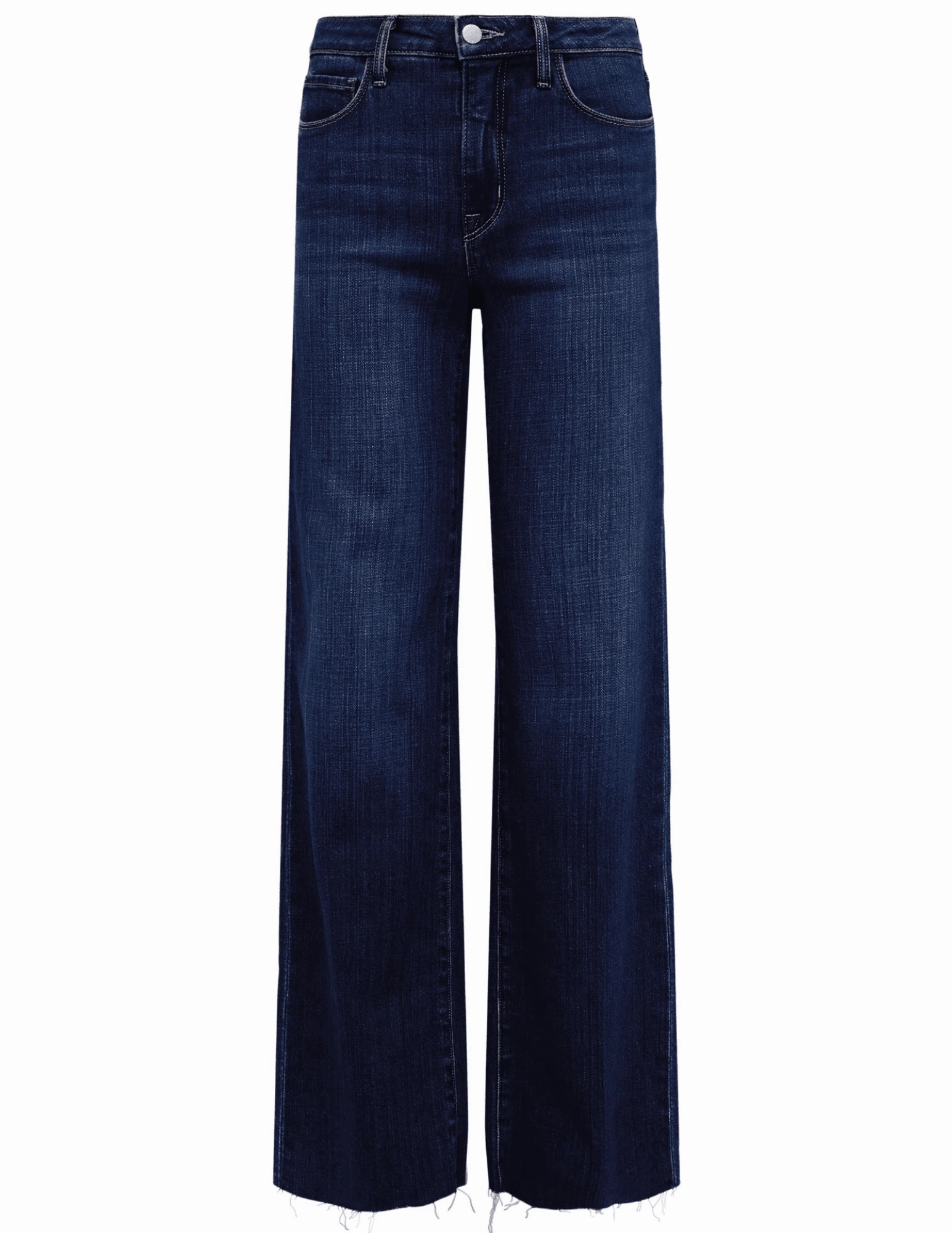 LAGENCE Scottie High Rise Wide Leg Jeans in Koval Resilient material