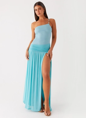 Easy Going Aurelia Maxi Dress - Aqua