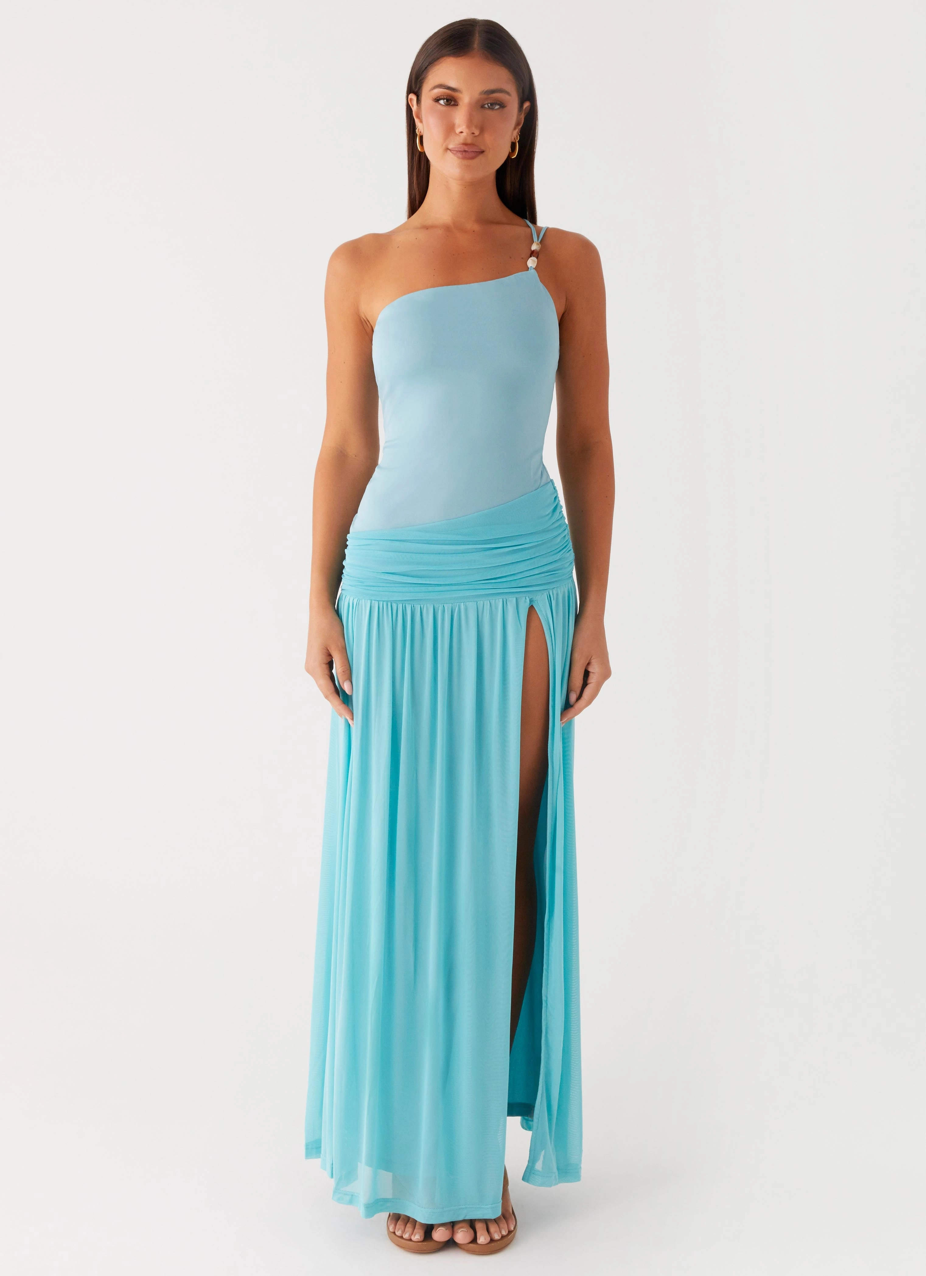 Aurelia Maxi Dress - Aqua Practical-Style